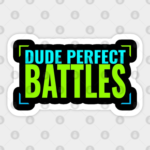 The Battle Design Tee Sticker by DP Fan-Line